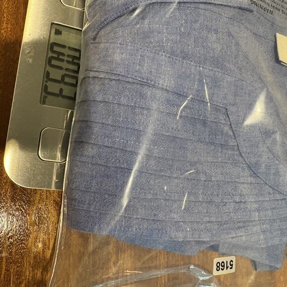 Vineyard Vines Tunic Dress Womens Extra Small Blue Cotton Linen Pintuck Boho XS - Picture 12 of 12